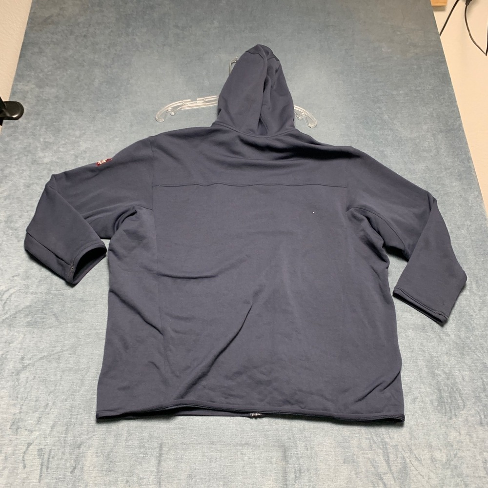 Arcteryx Kyanite Hooded Jacket Mens Navy Blue Long Sleeve Pockets Logo Full Zip - Picture 8 of 13